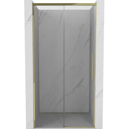 Mexen Rox porte de douche coulissante 110 cm, transparent, doré - 8C2-110-000-50-00