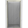 Mexen Rox porte de douche coulissante 130 cm, transparent, doré - 8C2-130-000-50-00