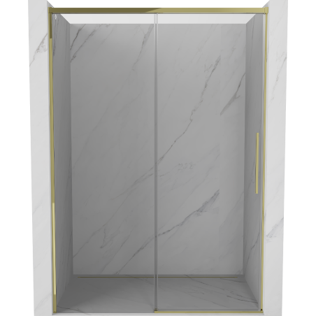 Mexen Rox porte de douche coulissante 140 cm, transparent, doré - 8C2-140-000-50-00