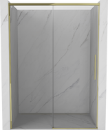 Mexen Rox porte de douche coulissantes 155 cm, transparentes, dorées - 8C2-155-000-50-00