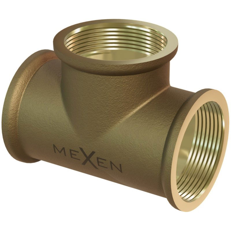 Mexen BRASS T en laiton 3/8 FF x 3/8 FF x 3/8 FF - W97403-383838