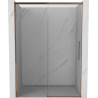 Mexen Rox portes de douche coulissantes 155 cm, transparent, or rose - 8C2-155-000-60-00