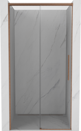 Mexen Rox porte de douche coulissante 110 cm, transparent, cuivre brossé - 8C2-110-000-65-00
