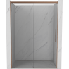 Mexen Rox porte de douche coulissante 140 cm, transparent, cuivre brossé - 8C2-140-000-65-00