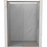 Mexen Rox porte de douche coulissante 150 cm, transparent, cuivre brossé - 8C2-150-000-65-00