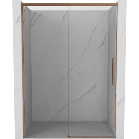 Mexen Rox porte de douche coulissante 155 cm, transparent, cuivre brossé - 8C2-155-000-65-00