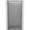 Mexen Rox portes de douche coulissantes 125 cm, transparentes, gris canon brossé - 8C2-125-000-66-00