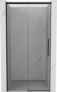 Mexen Rox portes de douche coulissantes 125 cm, transparentes, noires - 8C2-125-000-70-00