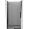 Mexen Rox porte de douche coulissante 135 cm, transparent, noir - 8C2-135-000-70-00
