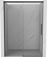 Mexen Rox porte de douche coulissante 140 cm, transparent, noir - 8C2-140-000-70-00