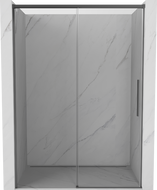 Mexen Rox porte de douche coulissante 145 cm, transparent, gun metal - 8C2-145-000-95-00