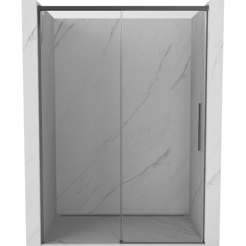 Mexen Rox porte de douche coulissante 160 cm, transparent, métal canon - 8C2-160-000-95-00