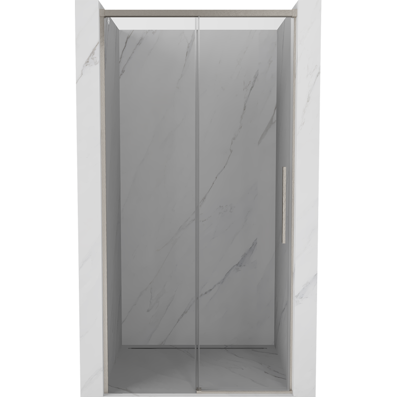 Mexen Rox porte de douche coulissante 110 cm, transparent, nickel brossé - 8C2-110-000-97-00