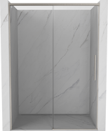 Mexen Rox porte de douche coulissante 140 cm, transparent, nickel brossé - 8C2-140-000-97-00