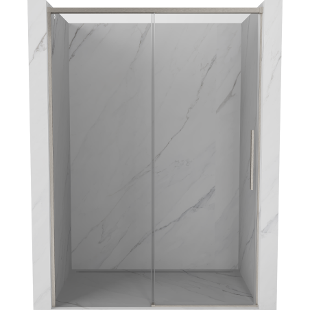 Mexen Rox portes de douche coulissantes 145 cm, transparentes, nickel brossé - 8C2-145-000-97-00