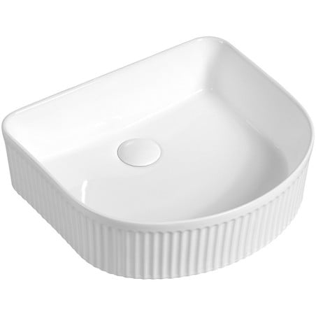 Mexen Grovo lavabo à poser rainuré 40 x 35 cm, blanc - 22304000
