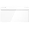 Mexen Orio meuble 50 cm avec lavabo Otis, 1 tiroir, blanc brillant - 91A10-05023-1-BF00-W18M00