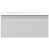 Mexen Orio meuble de salle de bains 50 cm avec lavabo Otis, 1 tiroir, gris mat/blanc mat - 91A10-05023-1-BF62-W18M01