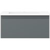 Mexen Orio armoire de salle de bains 50 cm avec lavabo Otis, 1 tiroir, graphite mat/blanc mat - 91A10-05023-1-BF66-W18M01