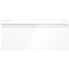 Mexen Orio armoire de salle de bain 60 cm avec lavabo Otis, 1 tiroir, blanc brillant - 91A10-06023-1-BF00-W18M00