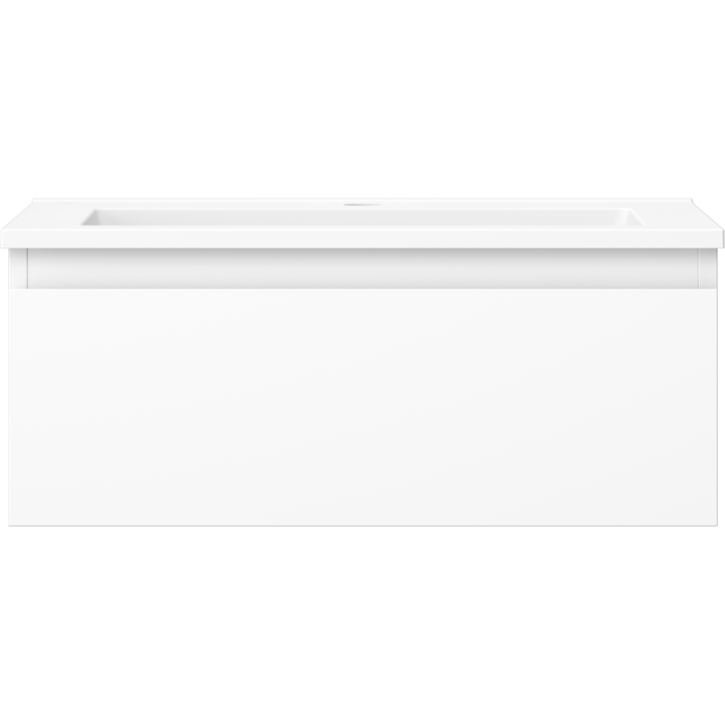 Mexen Orio meuble de salle de bains 60 cm avec lavabo Otis, 1 tiroir, blanc mat - 91A10-06023-1-BF01-W18M01