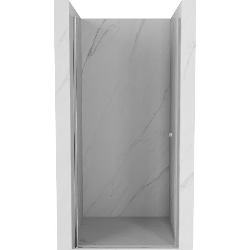 Mexen Pretoria portes de douche pivotantes 80 cm, transparentes, chromées - 852-080-000-01-00
