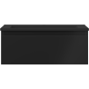 Mexen Orio armoire de salle de bain 60 cm avec lavabo Otis, 1 tiroir, noir mat - 91A10-06023-1-BF71-W18M71