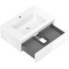 Mexen Orio armoire de salle de bain 70 cm avec lavabo Otis, 1 tiroir, blanc brillant - 91A10-07023-1-BF00-W18M00