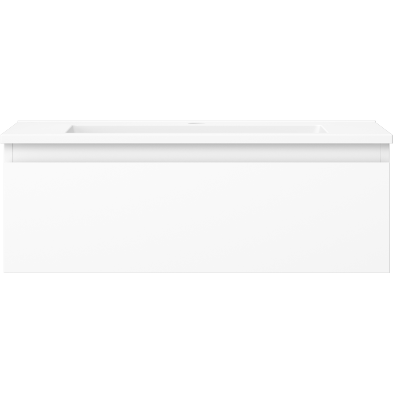 Mexen Orio armoire de salle de bains 70 cm avec lavabo Otis, 1 tiroir, blanc mat - 91A10-07023-1-BF01-W18M01