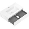 Mexen Orio armoire de salle de bains 80 cm avec lavabo Otis, 1 tiroir, blanc brillant - 91A10-08023-1-BF00-W18M00