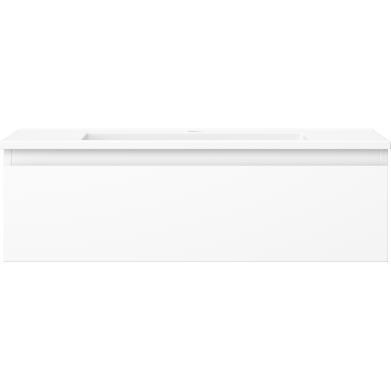 Mexen Orio armoire de salle de bain 80 cm avec lavabo Otis, 1 tiroir, blanc mat - 91A10-08023-1-BF01-W18M01
