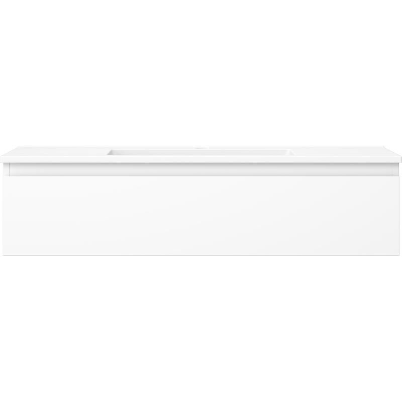 Mexen Orio meuble de salle de bain 100 cm avec lavabo Otis, 1 tiroir, blanc mat - 91A10-10023-1-BF01-W18M01
