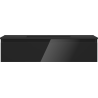 Mexen Orio meuble de salle de bain 100 cm avec lavabo Otis, 1 tiroir, brillant noir/noir mat - 91A10-10023-1-BF70-W18M71