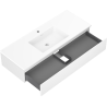 Mexen Orio meuble de salle de bain 120 cm avec lavabo Otis, 1 tiroir, blanc mat - 91A10-12023-1-BF01-W18M01