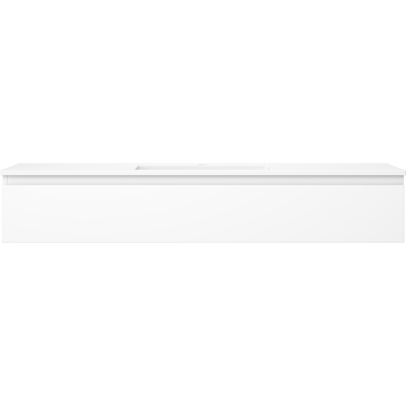 Mexen Orio meuble de salle de bains 140 cm avec lavabo Otis, 1 tiroir, blanc mat - 91A10-14023-1-BF01-W18M01