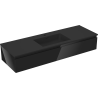 Mexen Orio meuble de salle de bain 140 cm avec lavabo Otis, 1 tiroir, noir brillant/noir mat - 91A10-14023-1-BF70-W18M71