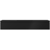 Mexen Orio meuble de salle de bains 140 cm avec lavabo Otis, 1 tiroir, noir mat - 91A10-14023-1-BF71-W18M71