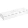 Mexen Orio meuble de salle de bain 160 cm avec lavabo Otis, 1 tiroir, blanc brillant - 91A10-16023-1-BF00-W18M00