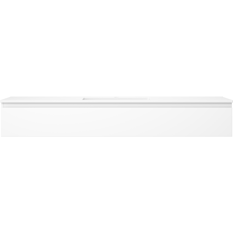 Mexen Orio meuble de salle de bain 160 cm avec lavabo Otis, 1 tiroir, blanc mat - 91A10-16023-1-BF01-W18M01