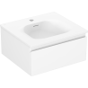 Mexen Orio meuble de salle de bain 50 cm avec lavabo Vela, 1 tiroir, blanc mat - 91A10-05023-1-BF01-W23M01
