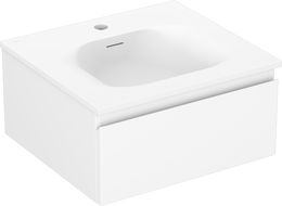 Mexen Orio armoire de salle de bain 50 cm avec lavabo Vela, 1 tiroir, blanc mat - 91A10-05023-1-BF01-W23M01