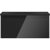 Mexen Orio meuble de salle de bains 50 cm avec lavabo Vela, 1 tiroir, noir brillant/noir mat - 91A10-05023-1-BF70-W23M71