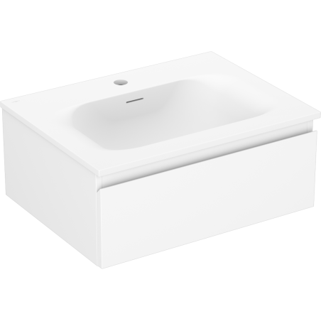 Mexen Orio meuble de salle de bain 60 cm avec lavabo Vela, 1 tiroir, blanc mat - 91A10-06023-1-BF01-W23M01