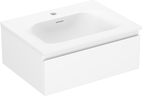 Mexen Orio meuble de salle de bain 60 cm avec lavabo Vela, 1 tiroir, blanc mat - 91A10-06023-1-BF01-W23M01