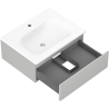 Mexen Orio armoire de salle de bains 60 cm avec lavabo Vela, 1 tiroir, gris mat/blanc mat - 91A10-06023-1-BF62-W23M01