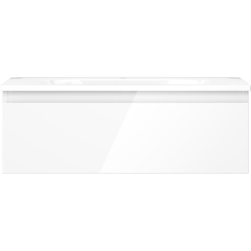 Mexen Orio meuble de salle de bain 70 cm avec lavabo Vela, 1 tiroir, blanc brillant - 91A10-07023-1-BF00-W23M00