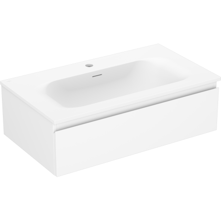 Mexen Orio armoire de salle de bain 80 cm avec lavabo Vela, 1 tiroir, blanc mat - 91A10-08023-1-BF01-W23M01