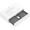 Mexen Orio armoire de salle de bain 80 cm avec lavabo Vela, 1 tiroir, blanc mat - 91A10-08023-1-BF01-W23M01