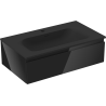 Mexen Orio meuble de salle de bain 80 cm avec lavabo Vela, 1 tiroir, noir brillant/noir mat - 91A10-08023-1-BF70-W23M71