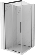 Mexen Rox cabine de douche coulissante 95 x 95 cm, transparente, noire - 8C2-095-095-70-00